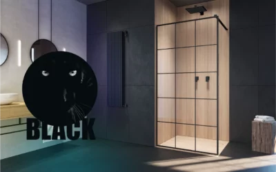 Egy fekete zuhanykabin kiemeli a fürdőszobádat az átlagos mezőnyből