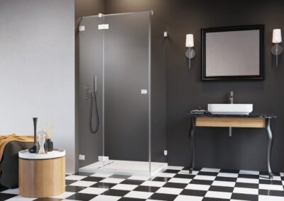 Essenza Pro white KDJ fehér színes zuhanykabin