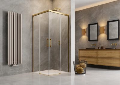 Idea Gold KDD arany színes zuhanykabin