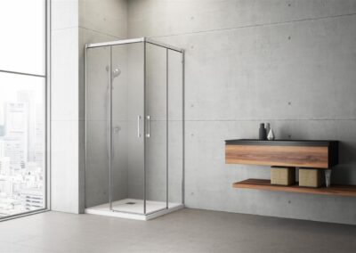 Idea KDD króm színes zuhanykabin