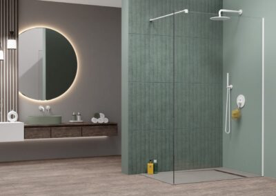 Modo New White II fehér színes zuhanykabin