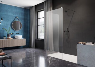 Modo New IV króm színes zuhanykabin