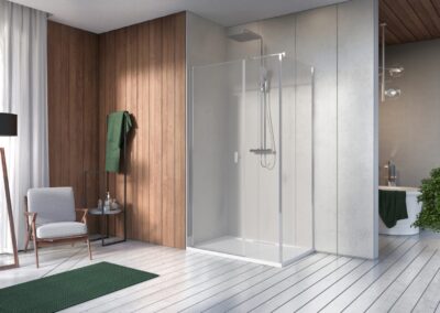 NES KDS I króm színes zuhanykabin