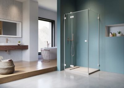 Essenza Pro White KDJ fehér színes zuhanykabin