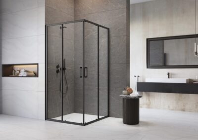 Premium Pro Black KDD fekete színes zuhanykabin