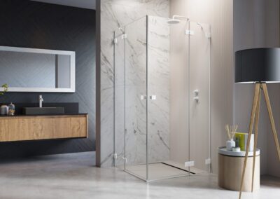 Essenza Pro KDD White fehér színes zuhanykabin