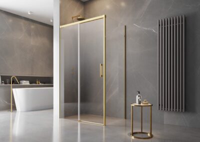 Idea KDJ Gold arany színes zuhanykabin